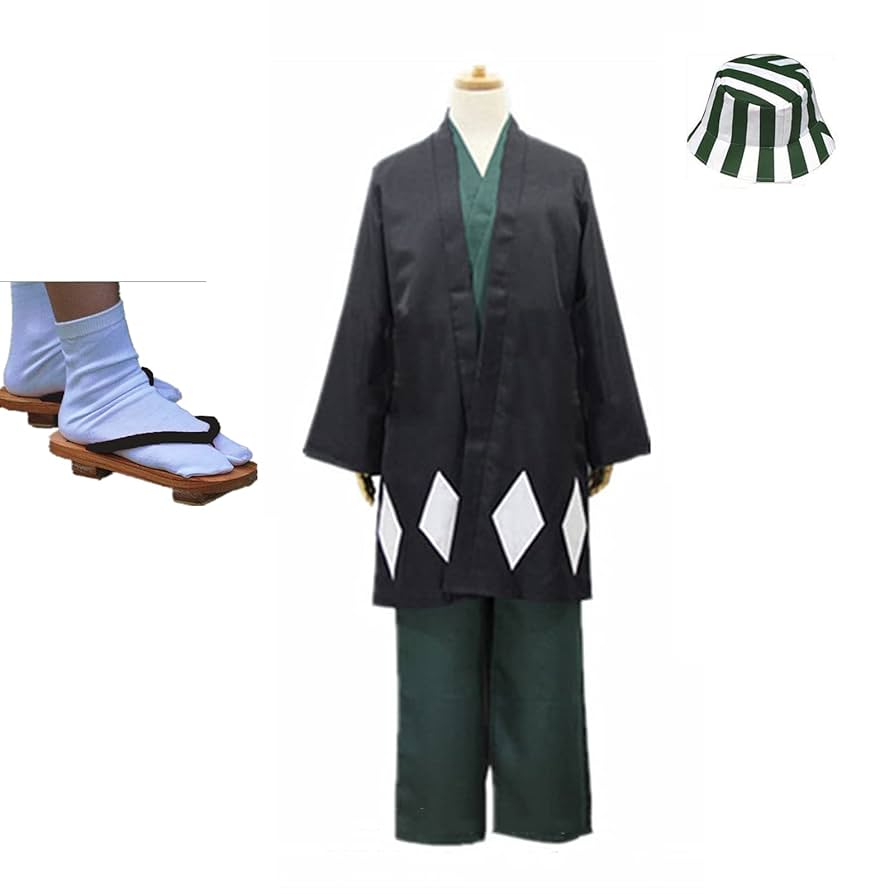 Amazon.co.jp: ブリーチ コスプレ 浦原喜助 制服 うらはらきすけ
